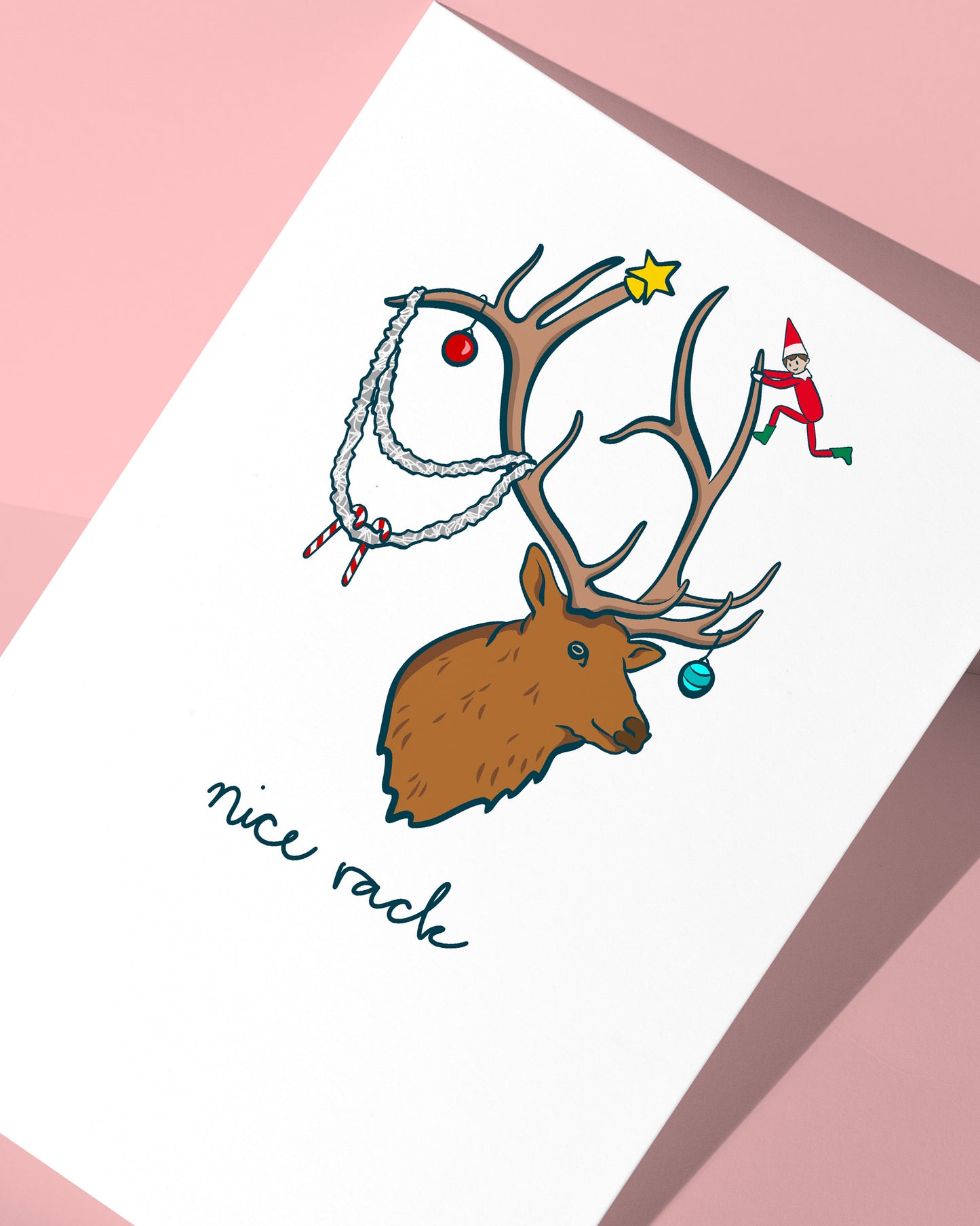 Nice Rack | Holiday Card