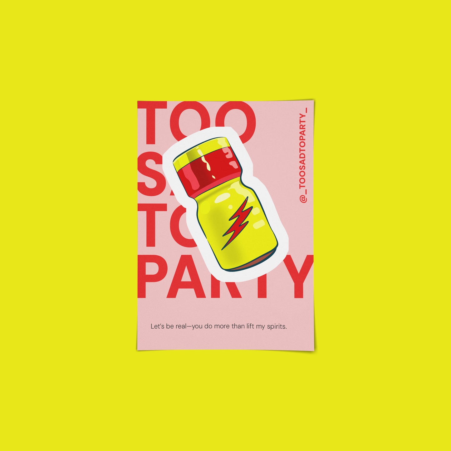 Keep Me Going Sticker