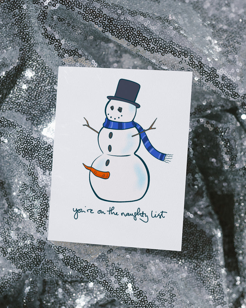 Naughty List | Christmas, Holiday Card