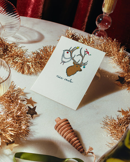 Nice Rack | Holiday Card