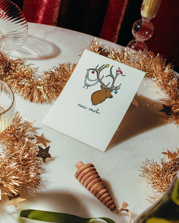 Nice Rack | Holiday Card