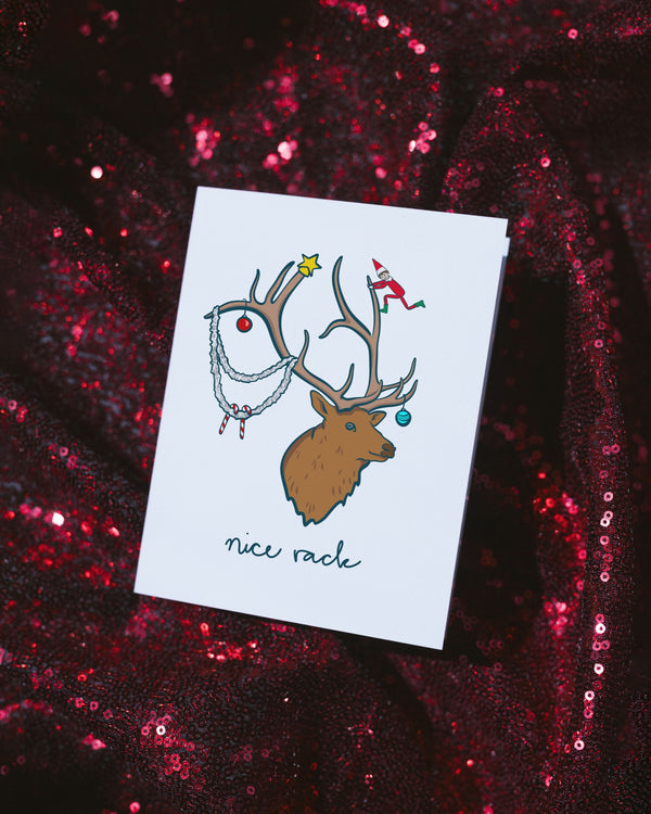 Nice Rack | Holiday Card