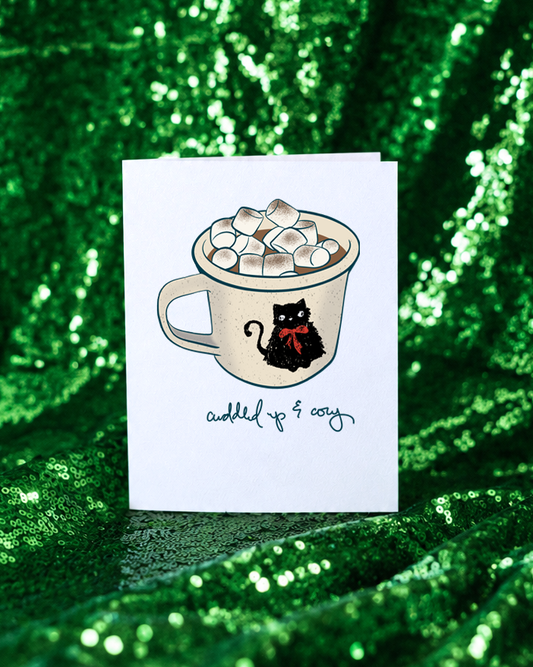 Cuddled and Cozy | Christmas, Holiday Card