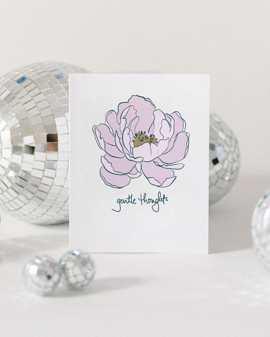 Gentle Thoughts | Thinking of You, Sympathy Card