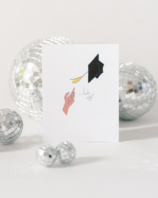 Hats Off | Congratulations, Graduation Card
